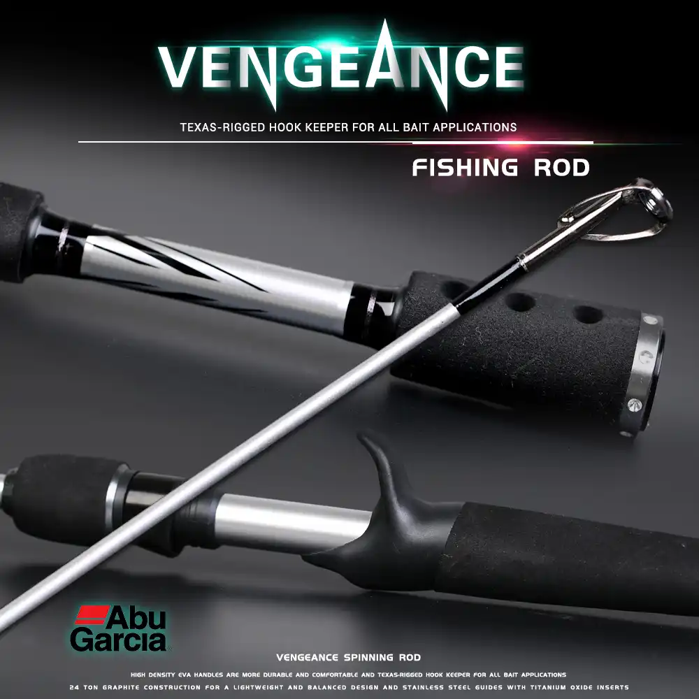 abu garcia vengeance spinning rod