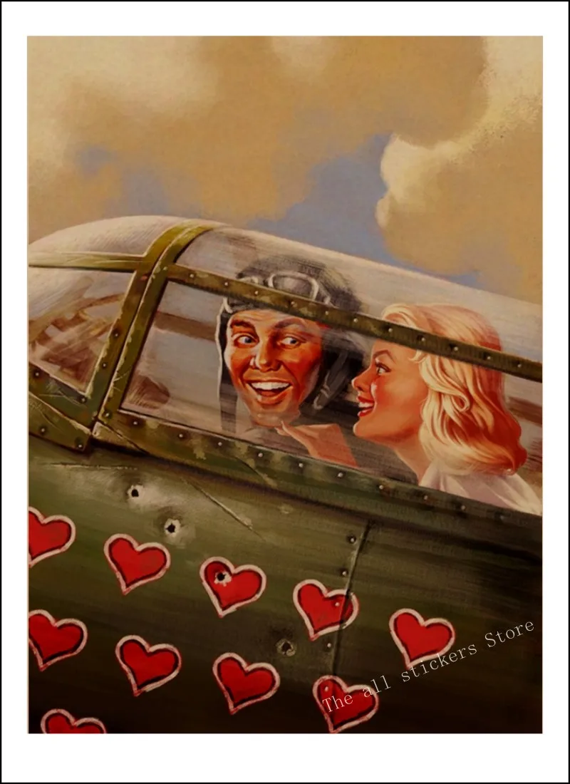 Мировая война старинный плакат в стиле ретро из крафт-бумаги. 1 мировая война, 2 мировая война Агитационный плакат ретро стиль плакат декоративный/901 - Цвет: 9
