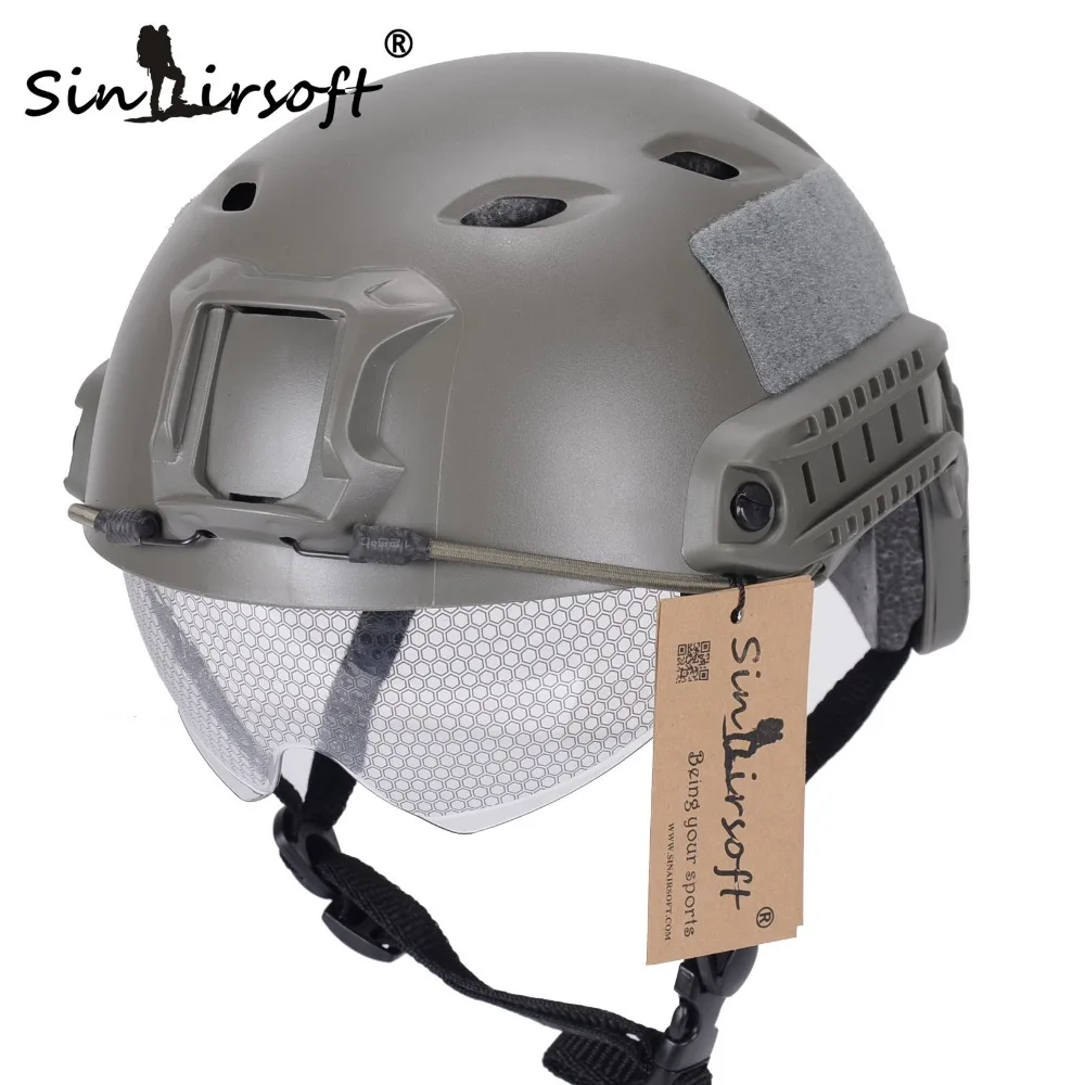 Быстрый Шлем SINAIRSOFT с защитным снаряжением тактический армейский шлем типа BJ для