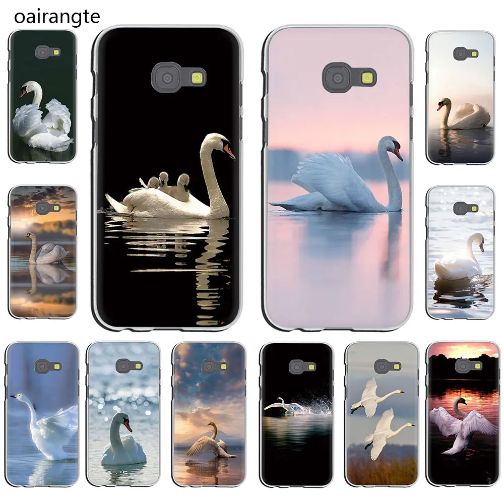 

cute swan hard Phone Case for Samsung Galaxy J7 J6 J5 J3 J2 J1 2015 2016 Prime 2017 EU US Version