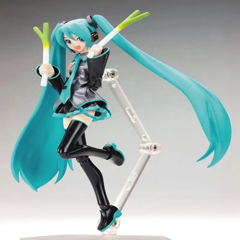 

Hot original box Anime Volcaloid Hatsune Miku Figma #014 PVC Action Figure Collectible Model Toy 15cm Brinquedos Kids Toys