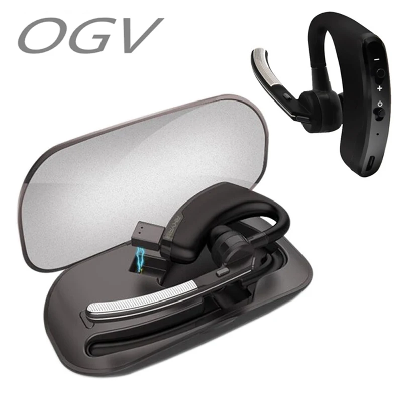 

OGV V8 Business Bluetooth Earphone Headsets Noise Cancelling Voice Control Handsfree True Wireless Headphones For Mobile Phone