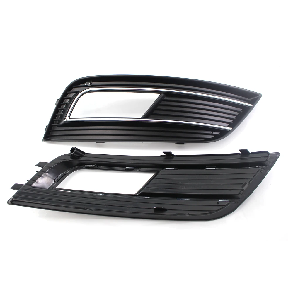 x1 Front Bumper Fog Light Grille Right Passenger Side For AUDI A4 S-Line13-15
