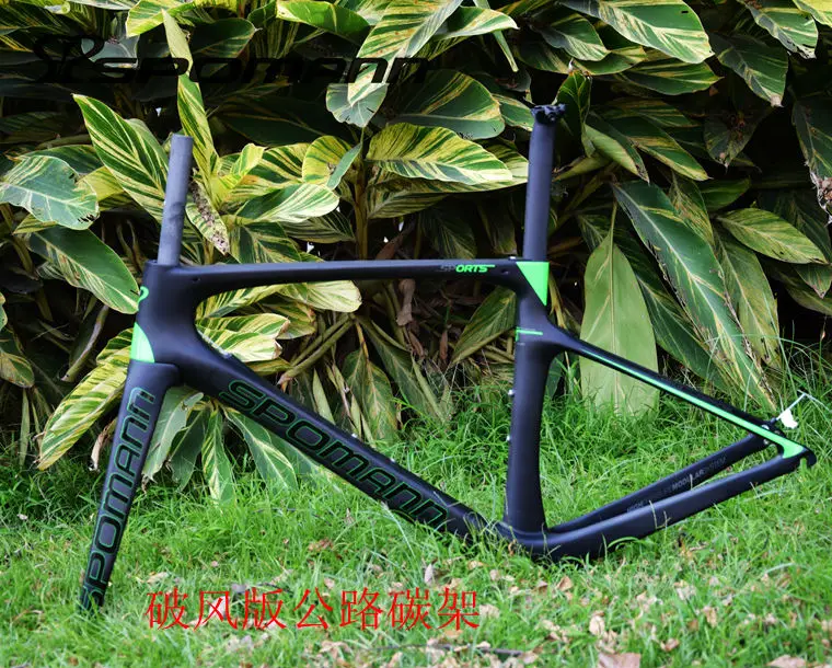 Best Newest 3 colors SPOMANN Racing 700C Road bike matte UD full carbon fibre bicycle frames+fork+seatpost+headsets+BB Free shipping 7 Best Newest 3 colors SPOMANN Racing 700C Road bike matte UD full carbon fibre bicycle frames+fork+seatpost+headsets+BB Free shipping 7
