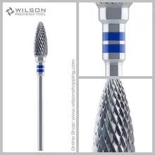 Крестообразная резка-карбид вольфрама сверла для ногтей и стоматологическая лаборатория боры-стандарт(5005350)-ISO 190-левша