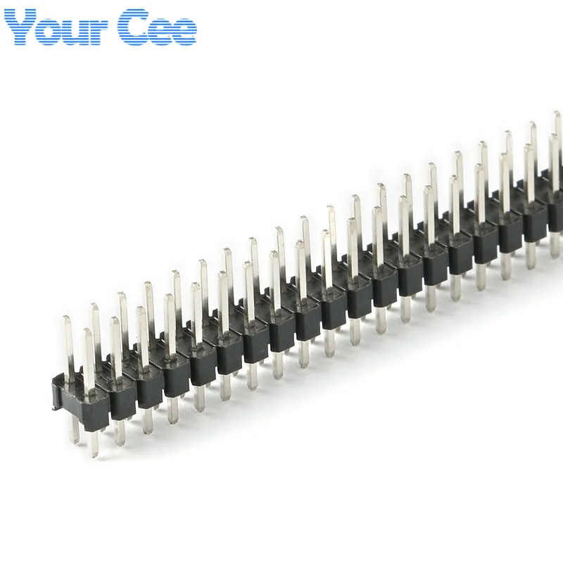 2x40 Pin Male Double Row Pin Header Strip (3)