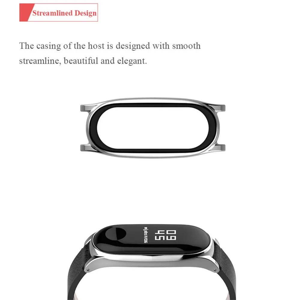 Mi jobs кожаный ремешок на запястье mi band 3 браслет для Xiaomi Смарт
