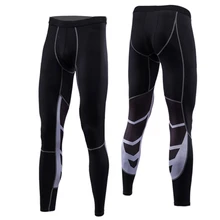 Мужские легинсы для бега, компрессионные штаны для йоги, спортивные Леггинсы для фитнеса, спортивные баскетбольные тренировочные колготки для мужчин