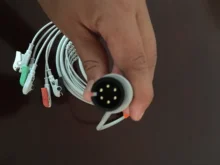 Kompatibel Neue Generisches AAMI Patienten Monitor EKG Kabel 5 Führt Clip/Grabber für GE/Mindray/Zoll/ criticare/Edan/BLT/Goldway/Comen