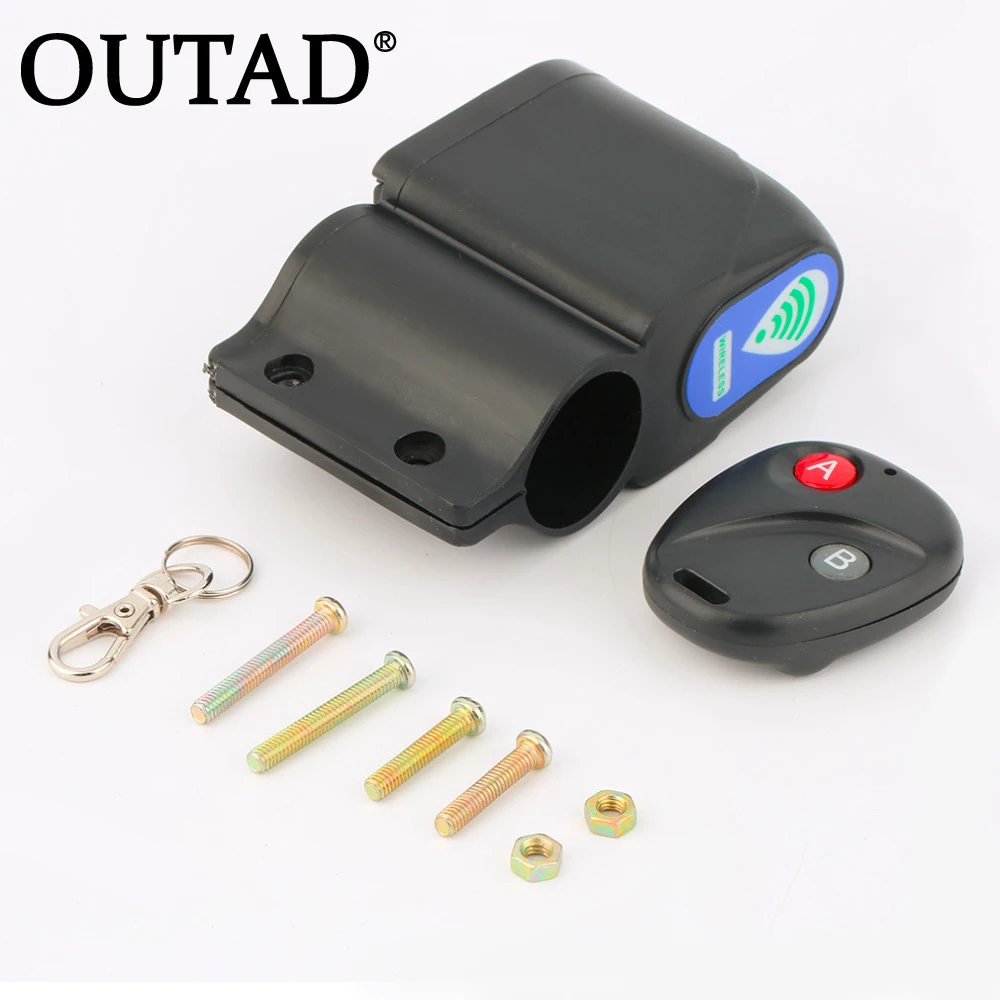 OUTAD Bike MTB u lock Bicycle Alarm Cycling Security Vibration Alarms