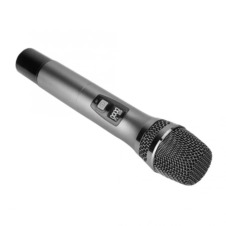 New Portable Wireless Microphone Computer Wireless Microphone Online Voice Metal Mic for KTV Karaoke