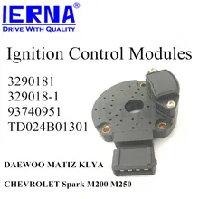 IERNA модуль зажигания распределительный датчик для DAEWOO MATIZ KLYA CHEVROLET Spark M200 M250 TD024B01301 93740951 3290181 329018-1