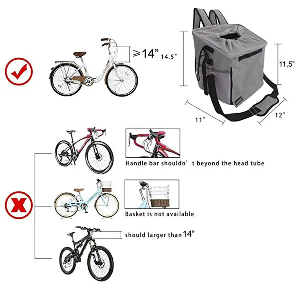 Многофункциональный 4 в 1 портативный для питомцев на прогулке велосипедные Чехлы для передних сидений сумка для собак дышащий рюкзак для переноски собак сумка на плечо