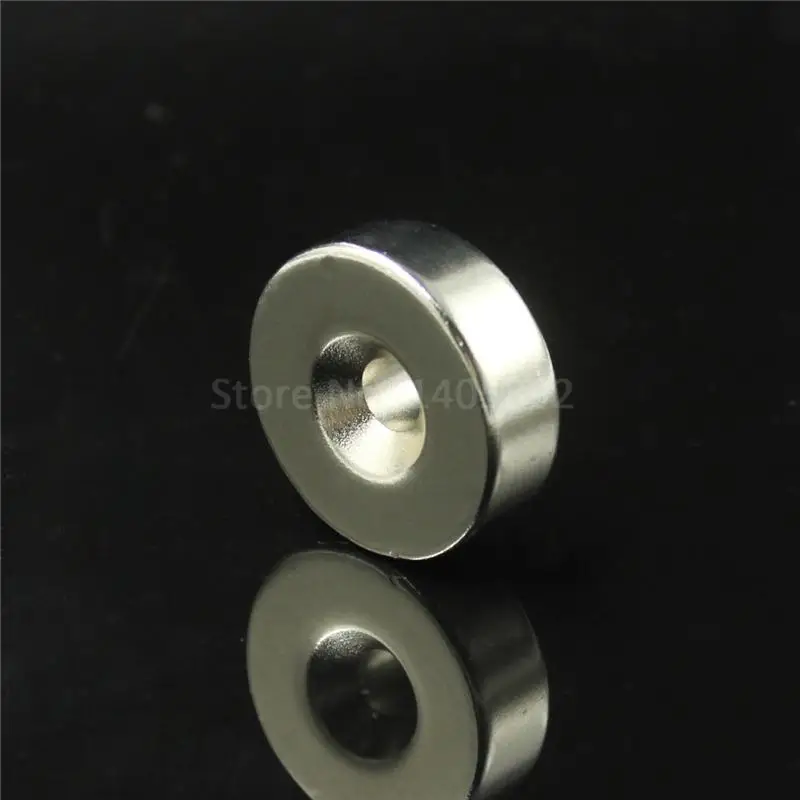 

20pcs 35 x 10 mm Hole: 6mm super Strong Round Neodymium Countersunk Ring Magnets Rare Earth N50 Free Shipping