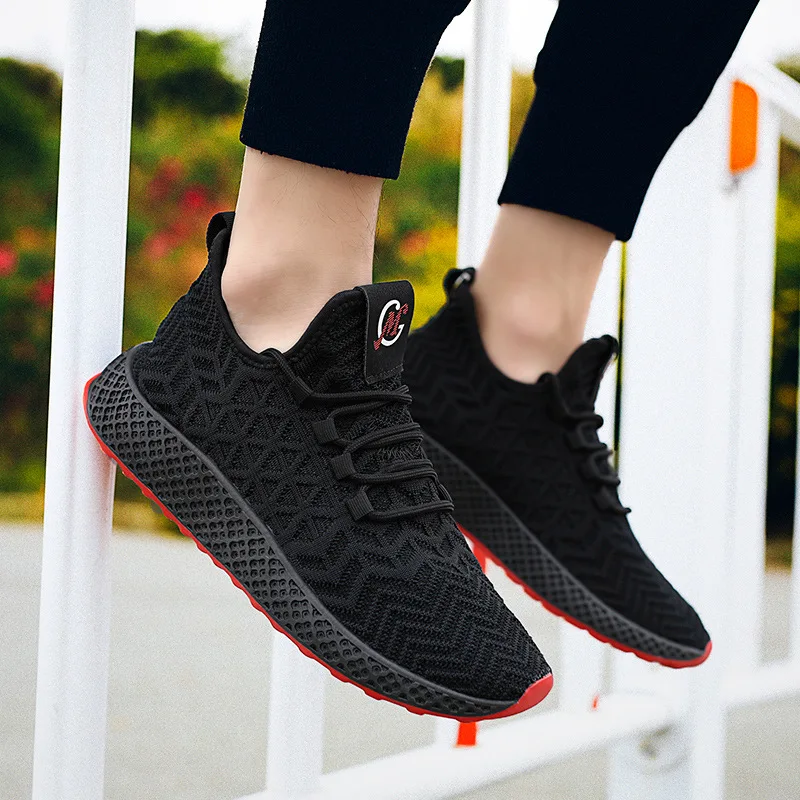 

Men Casual Shoes 2019 New Men Shoes Platform Sneakers Walking Shoes Male Footwear Breathable Mesh Men Sneakers Men 39 S Shoes