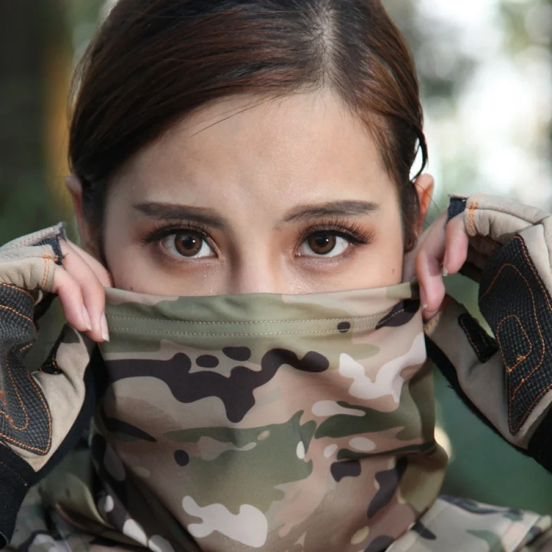 

Camouflage Sport Scarf Mask Wargame Cycling Hunting Army Bike Military Helmet Liner Tactical Airsoft Cap