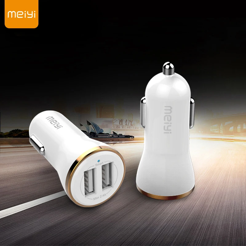 Фото Автомобильное зарядное устройство MEIYI 2 USB 4 А макс. (реальное) быстрое для Автомобильное зарядное устройство MEIYI 2 USB 4 А макс. (реальное) быстрое для