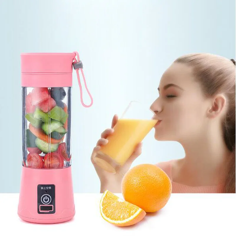 380ml Portable Juicer Blender USB Rechargeable Smoothie Juice Maker Blenders Automatic Mini Automatic Vegetable Fruit Mixer 380ml Portable Juicer Blender USB Rechargeable Smoothie Juice Maker Blenders Automatic Mini Automatic Vegetable Fruit Mixer