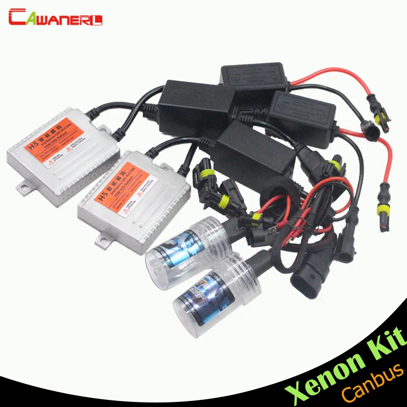 

Cawanerl 55W Car Canbus HID Kit AC 10000K Blue Xenon Ballast Bulb Headlight Fog Light H1 H3 H7 H8 H9 H11 9005 9006 HB4 880 881