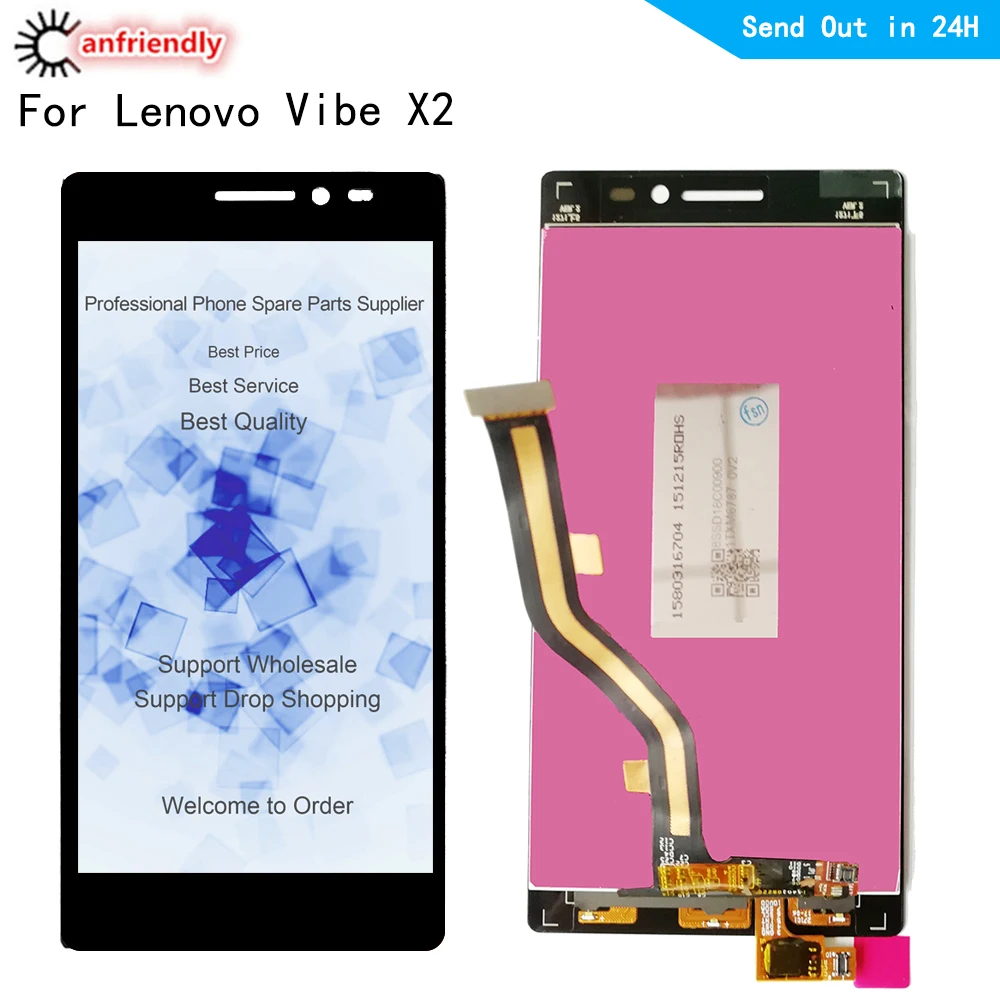 

For Lenovo Vibe X2 5.0" LCD Display+Touch Screen Replacement Digitizer Assembly For Lenovo X 2 X2 5.0 inch Screen Display Repair