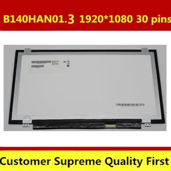 

5pcs 14" LED 1920*1080 B140HAN01 B140HAN01.2 B140HAN01.1 B140HAN01.3 30pin For Lenovo Y40 E440 T450 T440P T440S LCD LED screen