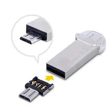 5Pcs/Lots DM OTG Adapter OTG Function Turn into Phone USB Flash Drive Mobile Phone Adapter Android Micro USB OTG Adapter