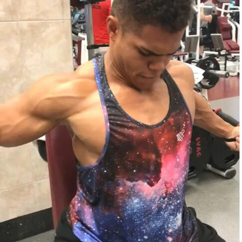 Sports Top Running Vest Men's tank top (21)