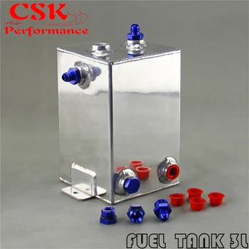 

3L Aluminium Surge tank mirror polish Fuel cell 3L Universal Complete Fuel Surge Tank 3 Litre Swirl Pot System