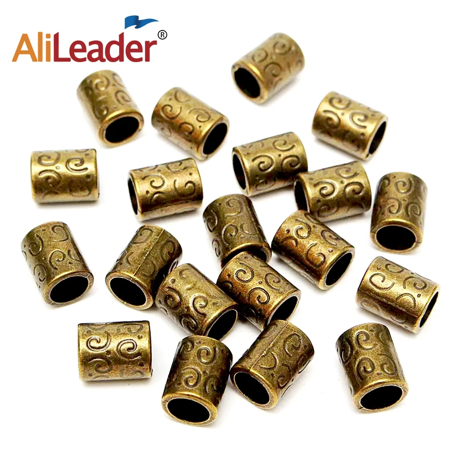 10pcs/20pcs Copper Metal Hair Ring Kralen Ring Metal Hair Accessories