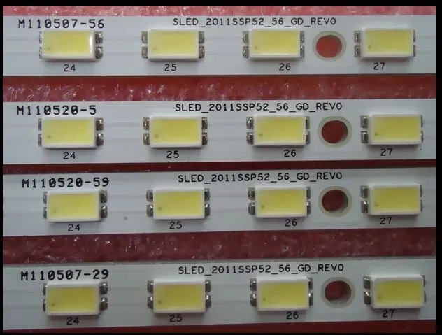 Светодиодный ТВ ПОДСВЕТКА E129741 S светодиодный _ 2011SSP52_56_GD_REVO S светодиодный 2011SSP52 56 GD REVO 1 шт. = 56 светодиодный 591 мм emit синий свет цвет