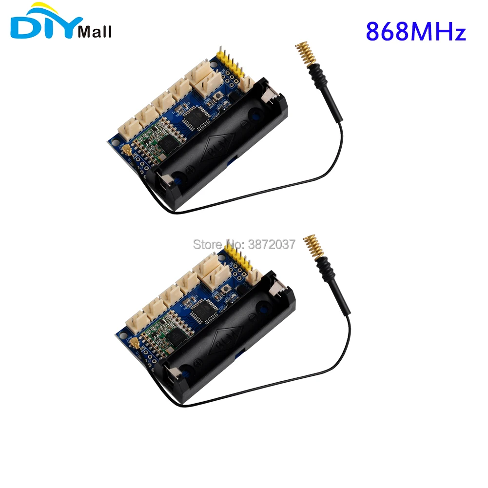 

2pcs/lot DIYmall LoRa Radio Node V1.0 868MHz RFM95 SX1276 for Arduino ATmega328P 3.7-12V uFL Antenna