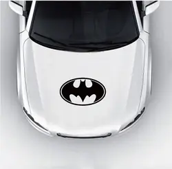 Супергерой Бэтмен капот полоса виниловая наклейка автомобиля Прохладный мультфильм летучая мышь животное автомобиль наклейка для