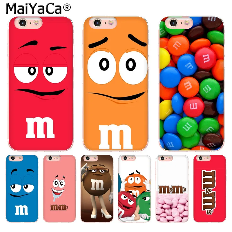 

MaiYaCa cute pink M&M's Chocolate Candy High Quality phone cover for iphone 11 pro 8 7 66S Plus X 10 5S SE XR XS XS MAX
