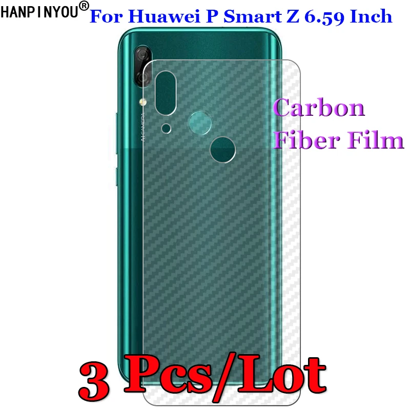 3 шт./лот для Huawei P Smart Z 6 59 &quot3D Нескользящая прозрачная углеволоконная Защитная