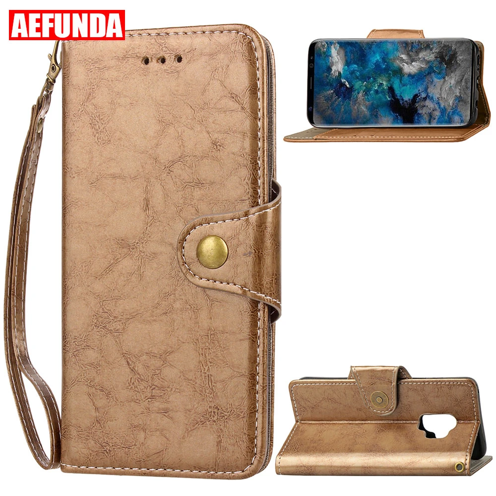 

Luxury PU Flip Book Case For Samsung Galaxy S9 S8 Plus S7 S6 Edge J3 J5 J7 J2 Prime 2016 A3 A5 A7 2017 A8 2018 Card Slot Holster