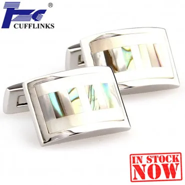 

Fashion Shell Cufflink Cuff Link 2 Pairs Free Shipping Promotion