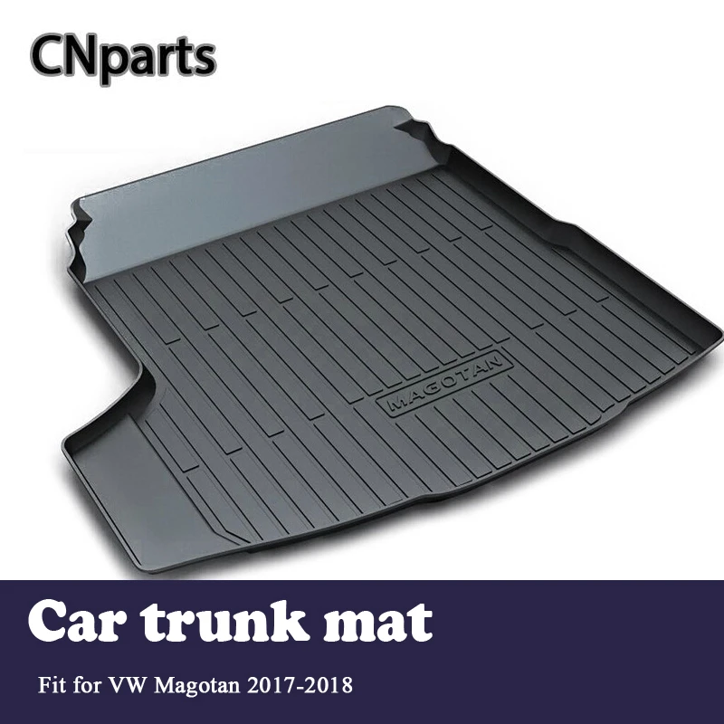 

CNparts Car Cargo Liner rear trunk mat For VW Magotan B8 2017 2018 Styling Boot Tray Waterproof Carpet Anti-slip mat Accessories