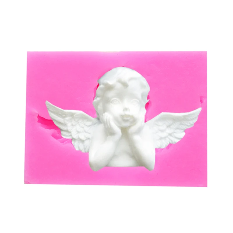 Силиконовая форма сахарное ремесло новейшая рамка ангела помадка форма для украшения торта инструменты форма для шоколадной мастики формы для штукатурки