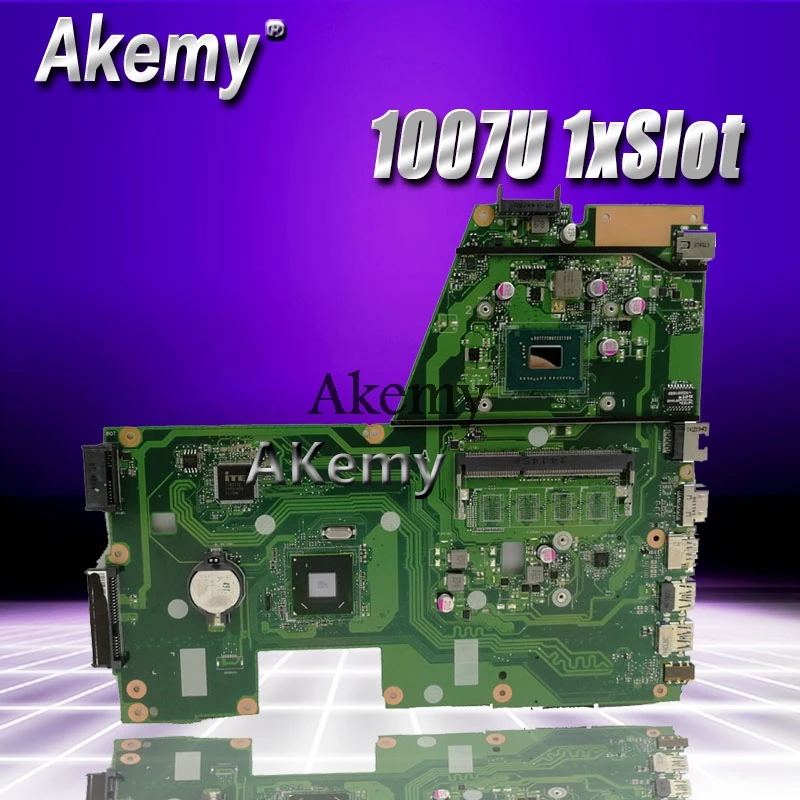 Akemy X551CA محمول اللوحة الأم ل ASUS X551CA X551CAP X551C X551 F551C F551CA اختبار اللوحة الأصلية 1007U 1 xSlot