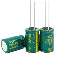100v 220uf 220uf 100v 100 v 220 uf 220 uf 100 v Size:13X21 best quality New origina