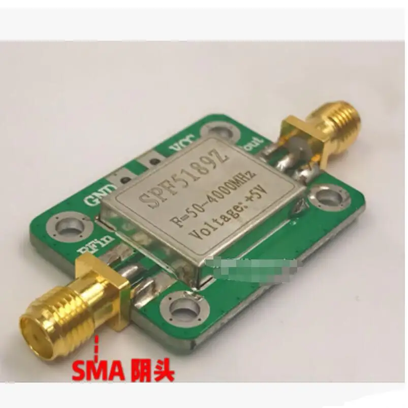 LNA 50 4000 МГц SPF5189 НФ = дБ Радиочастотный усилитель сигнала приемник для FM HF VHF / UHF