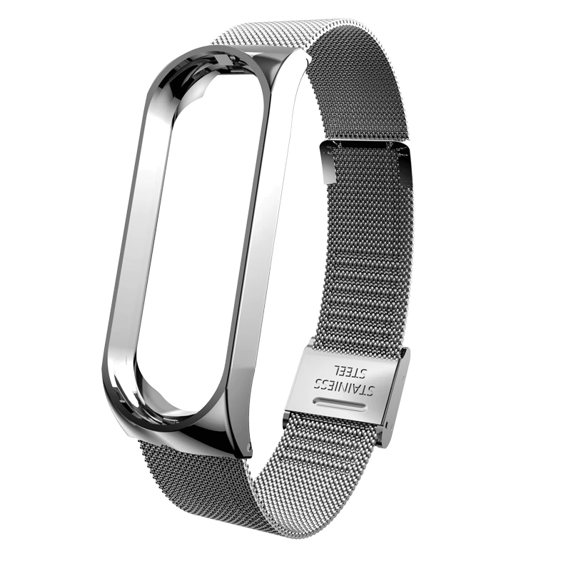 

mi band 3 replacement Metal Strap Stainless Steel Bracelet Wristbands MiBand 3 strap for Xiaomi mi band 3