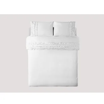 

Brand Cotton Quality Ruched Romatic comfortable bedding set bedclothes 4pcs duvet quilt cover bed sheet/fitted sheet pillow case