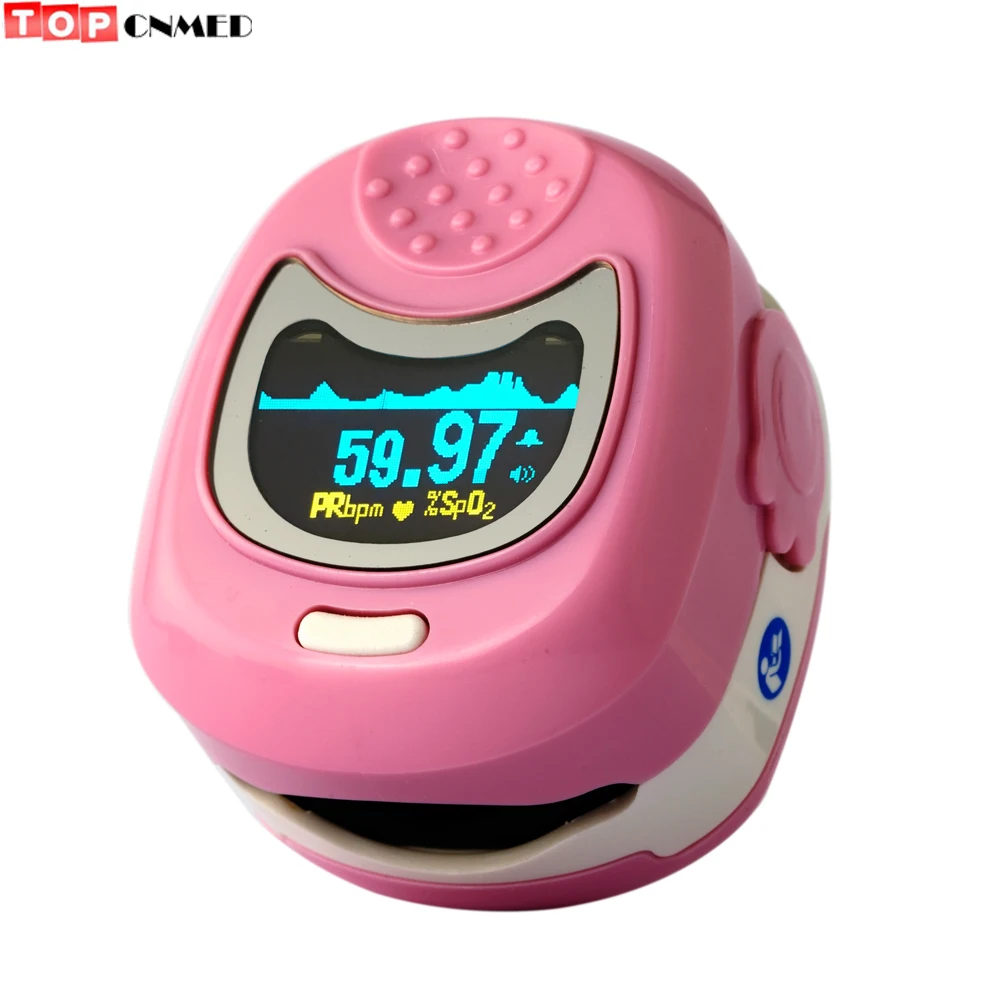 3pcs/lot Pulse oximeter oxímetro de pulso Pediatric Child Kids SPO2 PR Blood Saturation Oxygen Monitor Voltage Optional Contec