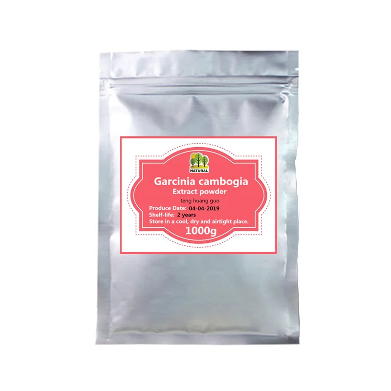 50-1000 г, потеря веса и похудение, 80% HCA Carcinia Cambogia экстракт порошок, Teng Huang Guo, Garcinia Cambogia, контроль веса тела