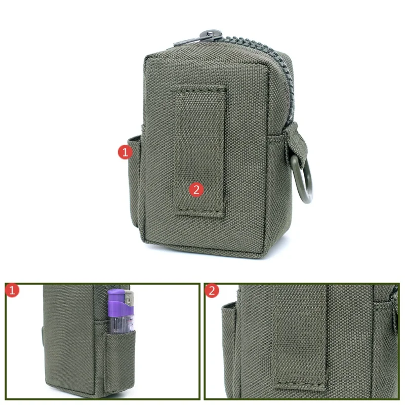 Тактическая Сумка Molle EDC для использования на открытом воздухе, сумка для гаджета, поясная сумка 1000D, военная техника, портативная Водонепроницаемая походная сумка