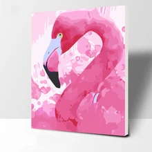 Пожарная птица DIY цифровая картина маслом по номерам Европа абстрактная хлопковая картина для гостиной Настенная картина без рамки 40x50