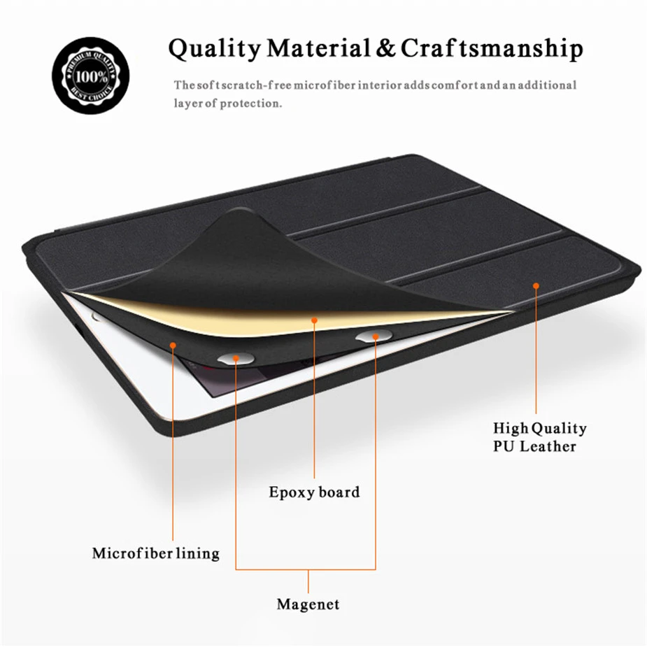 Тонкий складной чехол для Huawei MediaPad T3 7 WIFI BG2 W09 откидной Чехол 0 Wifi дюймовый