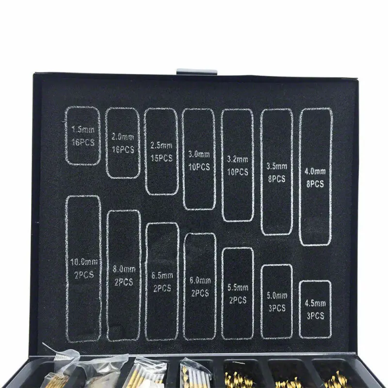 

99pcs/Set Drill Bits For Plastics Wood Metal Home DIY & General Construction Use