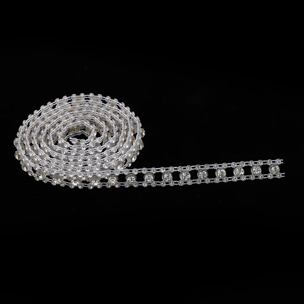 1 Yard Beaded Rhinestone Applique Sewing Trim for Headband Bridal Waist Belt Wedding Dress